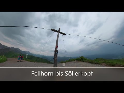 Fellhorn 2038m bis Söllerkopf 1940m | Leichte Gratüberschreitung | Oberstorf | Allgäu