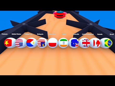 Marble Country Elimination Race! - Marble World
