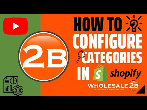 HOW TO CONFIGURE CATEGORIES (Shopify Plan: Step 6)