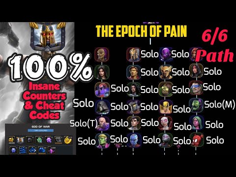 The Epoch of Pain - 100% Exploration 6/6 Path - Insane Counters and Cheat Codes - Crazy Rewards ✌️🏆