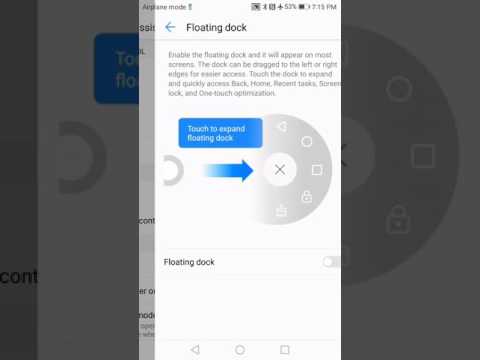 HUAWEI Mate 9 (MHA-L29) Show Menu and Options / Settings Menu / Advanced settings
