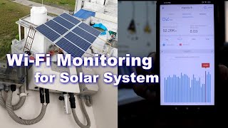 Wi-Fi monitoring for solar system on your mobile
