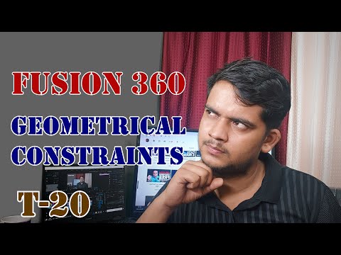 Geometric Constraints in fusion 360| HOW to Fully Constrain Your Sketches|