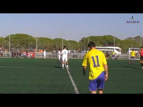 ALSACA2016 Balón de Cádiz CF "A" - CD San Félix 1er Tiempo Jornada 3 Temporada 2016-17