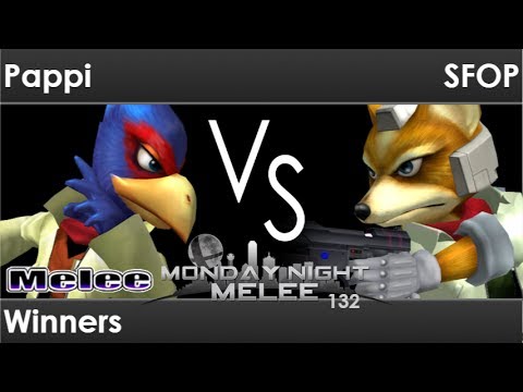 MNM 132 - Pappi (Falco) vs SFOP (Fox) Winners - Melee