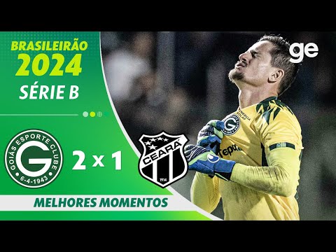GOIÁS 2 X 1 CEARÁ | MELHORES MOMENTOS | 20ª RODADA BRASILEIRÃO SÉRIE B 2024 | ge.globo