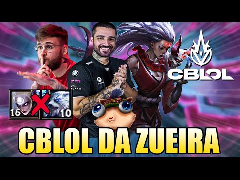 SEGREDO DO TIKTOK E RANGER 6 NÍVEIS NA FRENTE - CBLOL DA ZUEIRA
