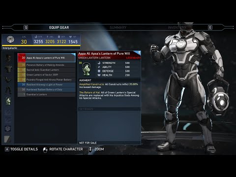 Beware My Power - Green Lantern Legendary Gear Unlocked | Injustice 2