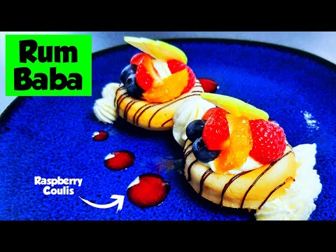 Rum Baba (Savarin) - Making and Plating - baking for beginners