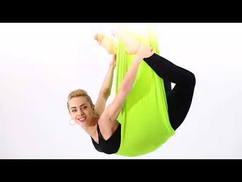 The Aerial Yoga Hammock Set for Fitness and Stretching: This set includes a 52.8m aerial yoga