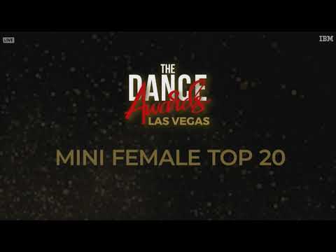 Mini Female Best Dancer Top 11/20 Announcement - The Dance Awards Las Vegas 2019