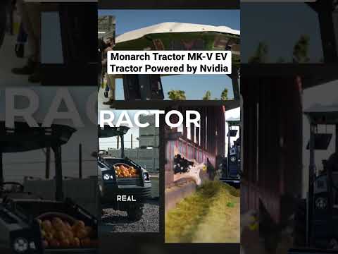 Monarch Tractor MK-V EV Tractor Powered by Nvidia #monarchtractor #nvidia #jetsonxaviernx #tractor