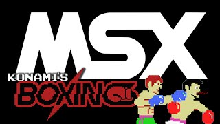 Konami's Boxing MSX Hz 60