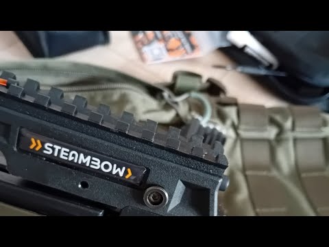 Stinger Survival of Steambow, preparation at home for outdoor & long range shooting,training