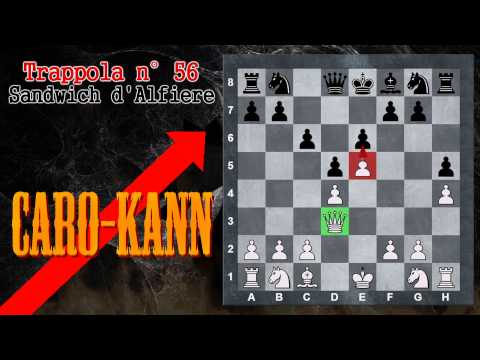 Trappole in Apertura 56 - Scacchi - Sandwich d'Alfiere - Caro Kann v. Spinta