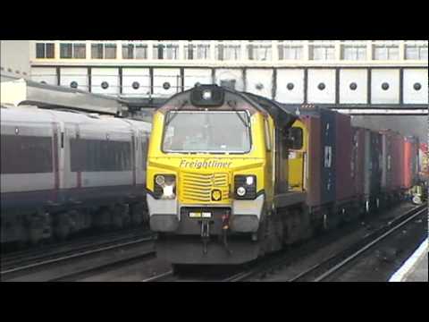 Freightliner 70001 'Powerhaul' on 4O27 At Eastleigh 4/2/12