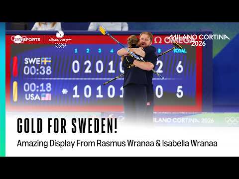 Sweden WIN GOLD in Curling mixed doubles! 🥌 🥇 | Winter Olympics 2026