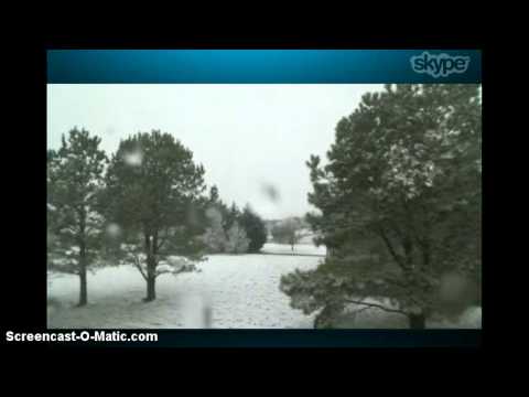 Snow in Odessa, Delaware