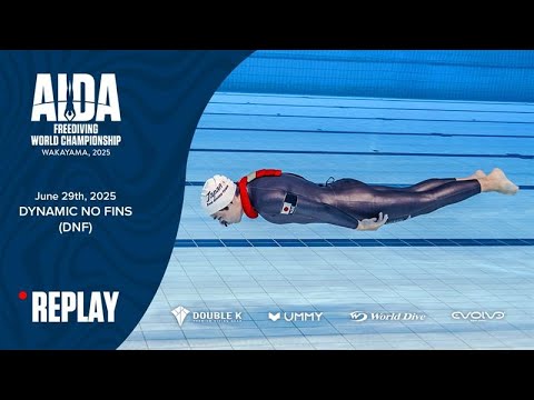 AIDA Pool World Championship Wakayama 2025 Day 2: DNF Dynamic No Fins