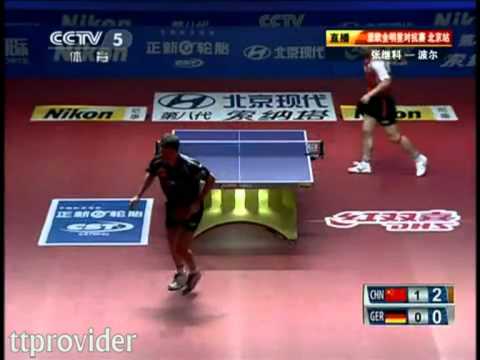 Asia vs. Europe 2011: Zhang Jike-Timo Boll