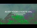 AS EK VOOR U VOETE VAL // Retief Burger // OFFICIAL lyric video
