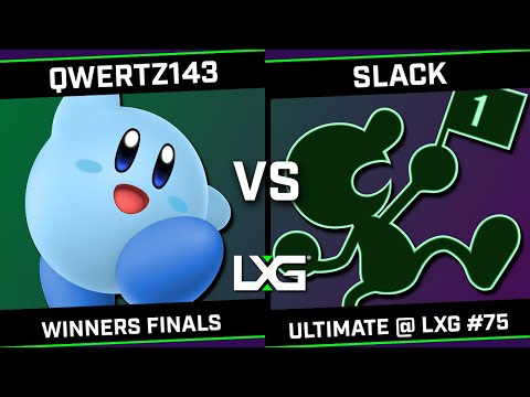 qwertz143 (Kirby) vs Slack (Game & Watch) - Smash Ultimate @ LXG 75 - Winners Finals