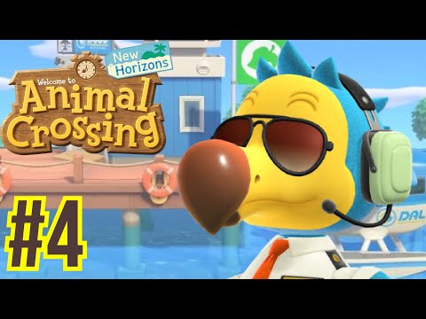 Animal Crossing: New Horizons #4 | Dodo Airlines! | Visiting 2 Islands! | Playing at Night!