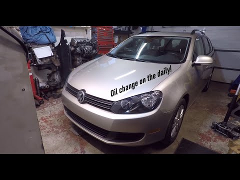 The Off-Season: Oil change on my 2013 VW Jetta SportWagen TDI