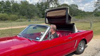 1965 Ford Mustang Convertible-Top Operation