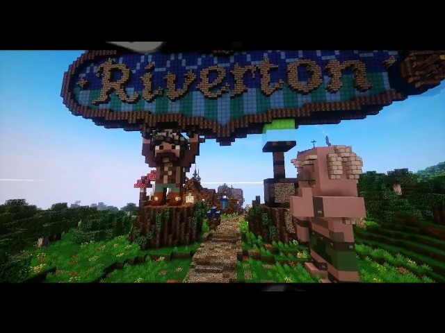 Medieval city Riverton (update) Minecraft Map