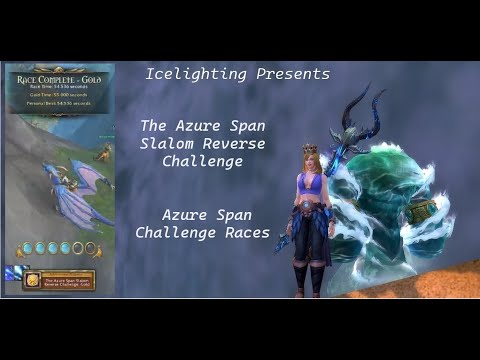 The Azure Span Slalom Reverse Challenge - Azure Span Challenge Races - Race Complete 54.536