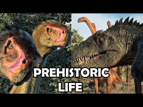 PREHISTORIC LIFE: 'A Day in the Life' S3 ALL EPISODES COMPILATION [4k] - Jurassic World Evolution 2