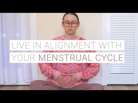 How to live in alignment with your menstrual cycle - Sync your life around your period