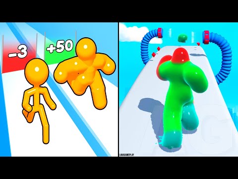 Tall Man Run vs Blob Runner 3D