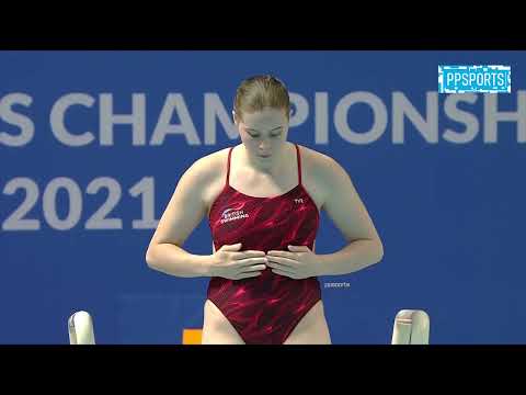Katherine Torrance (United Kingdom) | 1m Springboard Diving Final Highlights