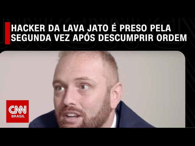 Hacker da Lava Jato é preso pela segunda vez após descumprir ordem | CNN 360°