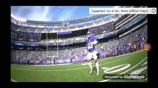 Odell Beckham Jr. hilghtlights bling bloaw