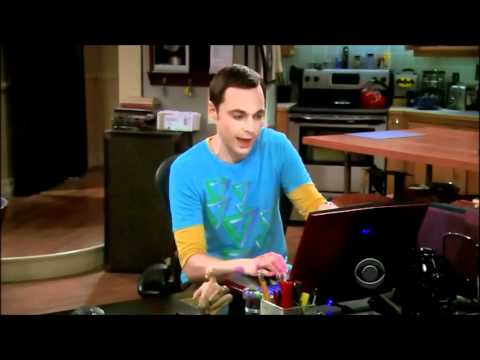 The Big Bang Theory S04E18 - All Magical Cards Scenes - All in One