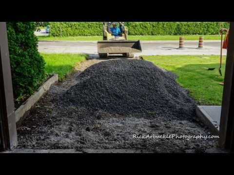 Driveway Paving - Time Lapse HD 1080p