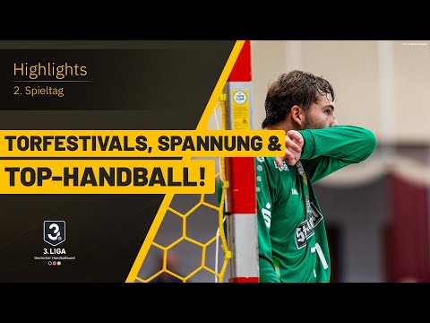 Die Highlights des 2. Spieltags - 3. Handball-Liga Männer | Saison 2025/26 | SETV Handball
