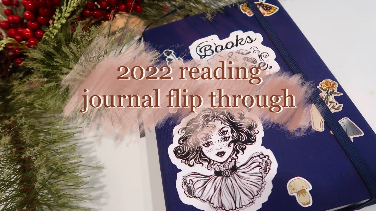 2022 reading journal flip through - book bullet journal - bujo with me