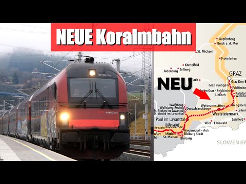Koralmbahn ERÖFFNET: 127km NEUE Schnellfahrstrecke | Graz-Klagenfurt