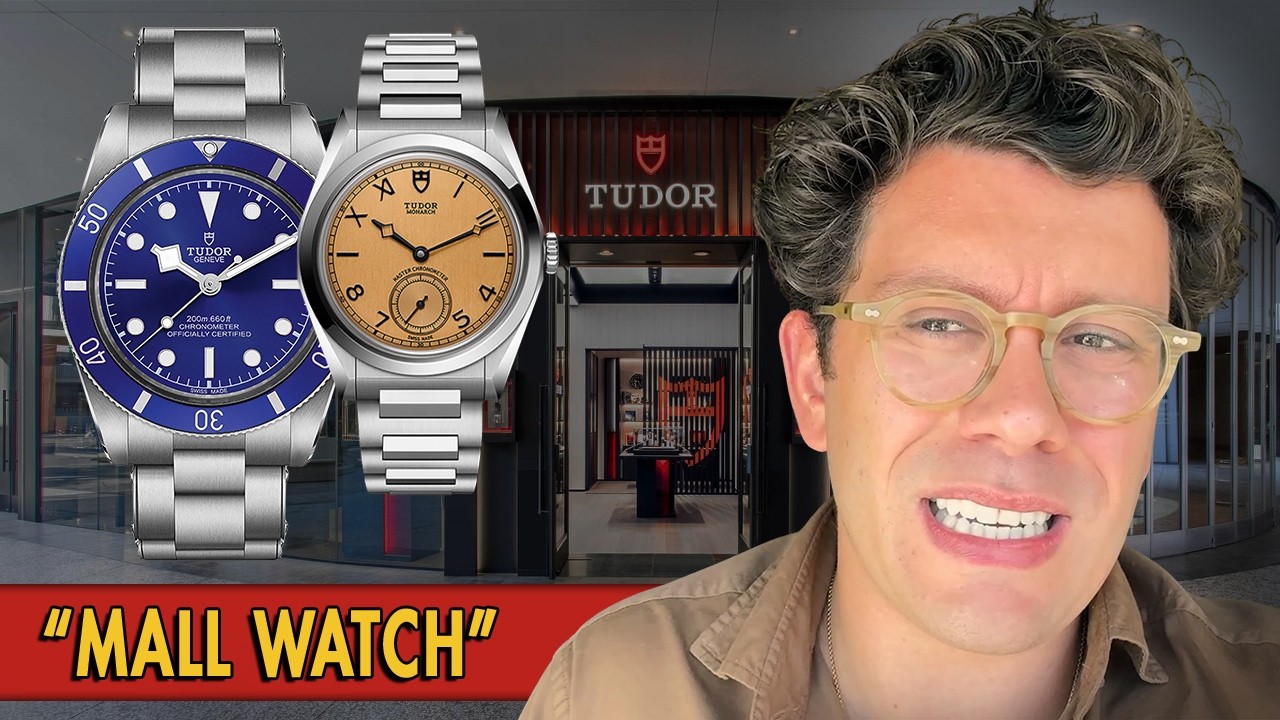 Tudor watch, model unspecified — urging buyers to consider alternative watches instead