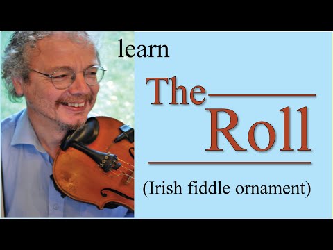 The Roll (fiddle ornament)