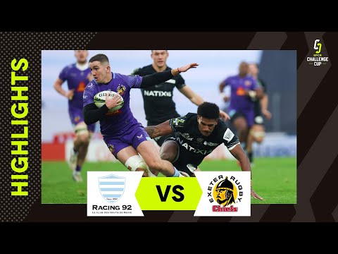 What a Heated Match Up! | Racing 92 v Exeter Chiefs | EPCR Challenge Cup Instant Highlights