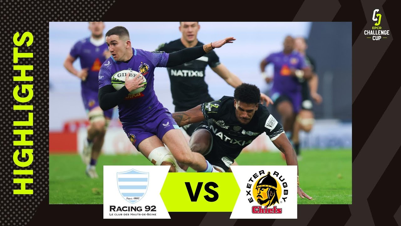 Instant Highlights - Racing 92 v Exeter Chiefs | EPCR Challenge Cup 2025/26