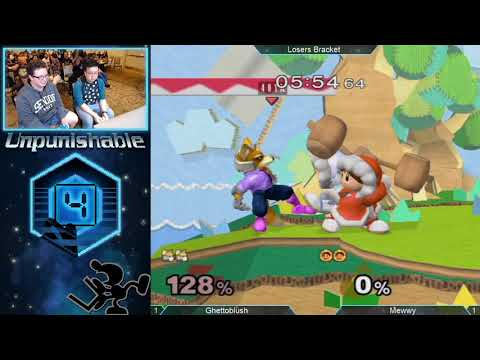 Unpunishable 4 - Mewwy (Ice Climbers) vs Ghettoblush (Fox) - Melee Singles