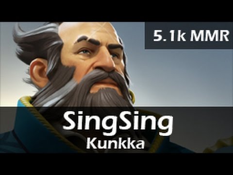 349: SingSing as Kunkka Mid  - 5.1k MMR Ranked Gameplay - 20150501