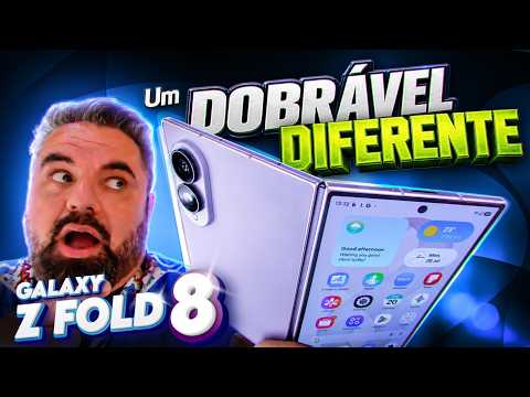 Galaxy Z Fold 8 - NOVO formato de TELA dobrável!
