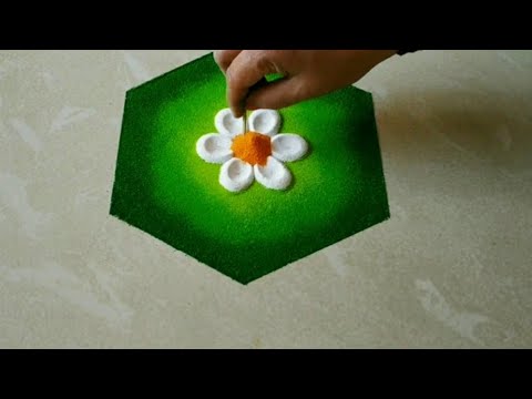 Rangoli For Festival | Easy Rangoli Designs | Satisfying Video | Sand Art